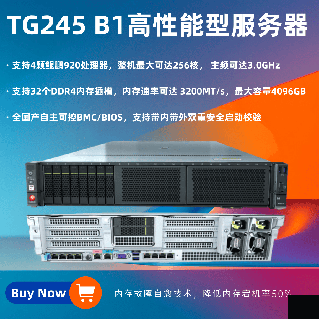 TG245 2U4路高性能型服務器